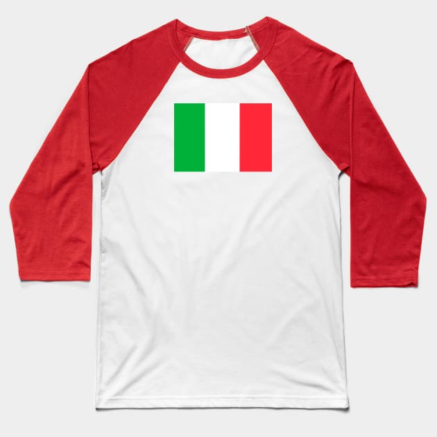 Italian flag Baseball T-Shirt by Artbysusant 